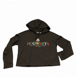 𝅺HARRY Potter Hogwarts cropped hooded sweatshirt
